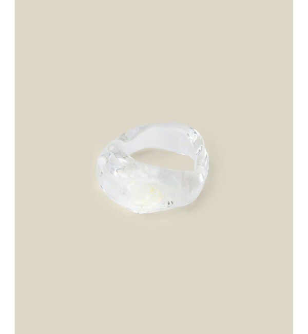 ROPE「【LUCE MACCHIA（ルーチェマッキア）】 別注 Glass Ring」|リング|