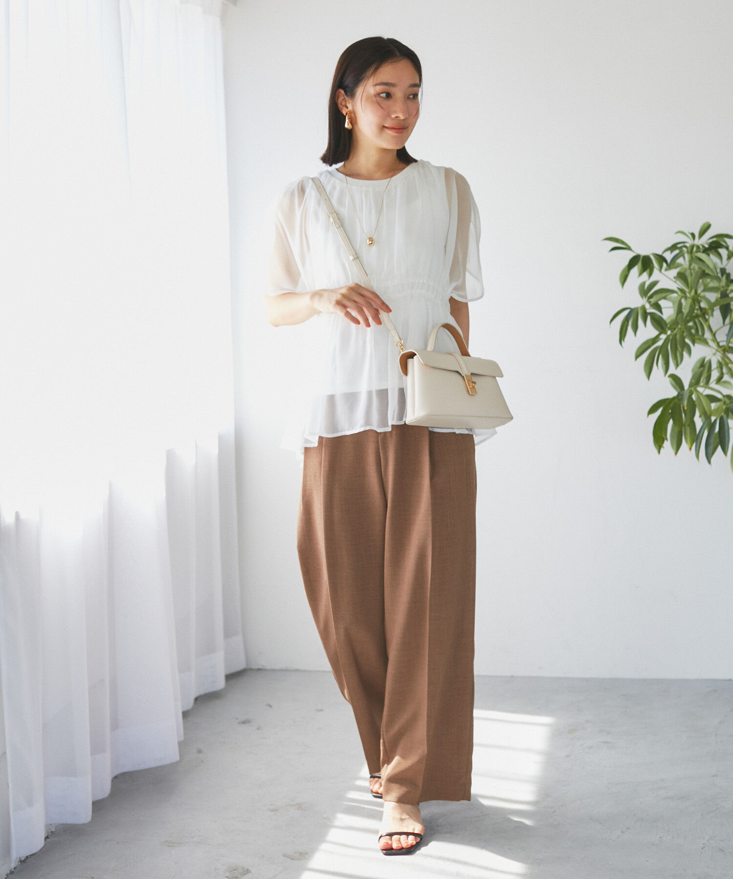 VIS「【洗える】シアードッキングプルオーバー」|Tシャツ・カットソー|