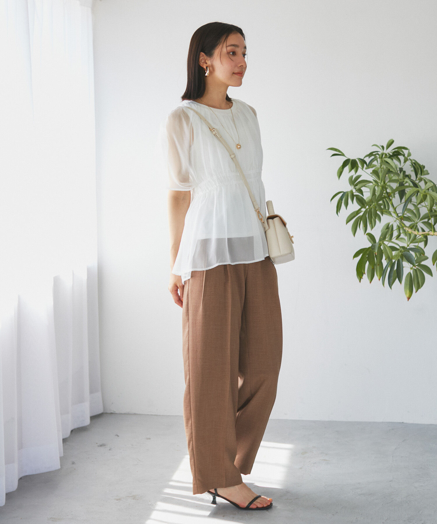 VIS「【洗える】シアードッキングプルオーバー」|Tシャツ・カットソー|