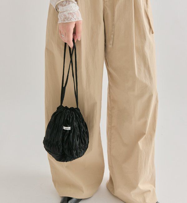  「シャーリングサテンホイップBAG」|トートバッグ|