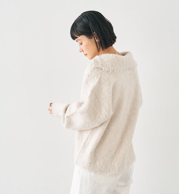 collex「ヘアリースキッパープルオーバー」|ニット・セーター|