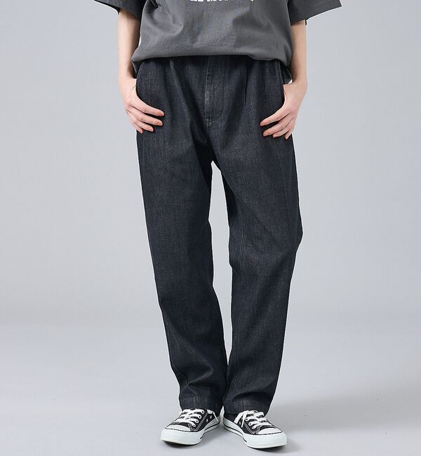 ABAHOUSE「【Dickies / ディッキーズ】DENIM Easy Tapered Pan」|デニム|ブラック