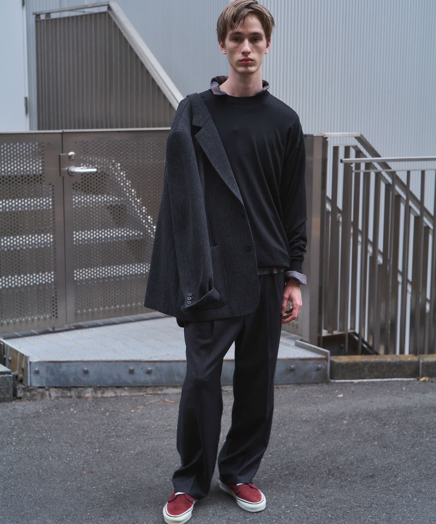 URBAN RESEARCH「new basic　WASHABLE MERINO WOOL CREW-NECK」|ニット・セーター|