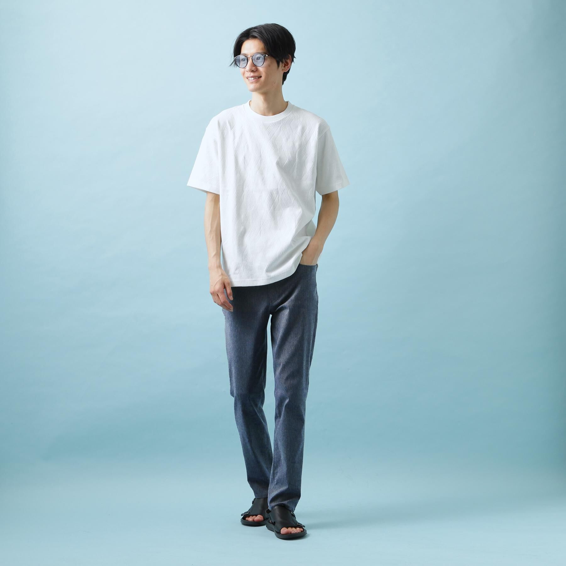 THE SHOP TK「プレミアムスキニーパンツ COOL 360&deg;ストレッチ／接触冷感/洗濯機OK」|その他|