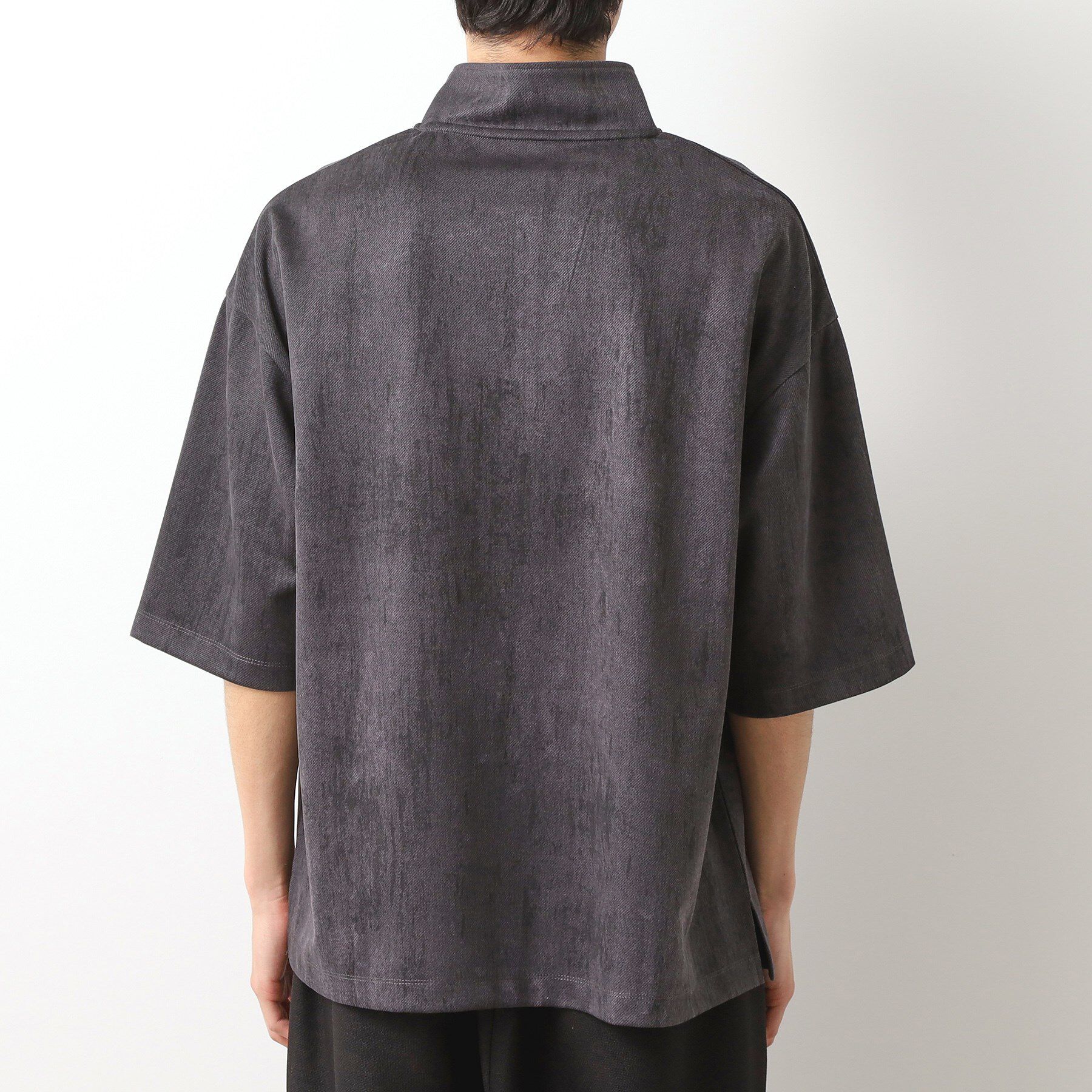 THE SHOP TK「スウェード ハーフジッププルオーバー　洗濯機OK」|Tシャツ・カットソー|