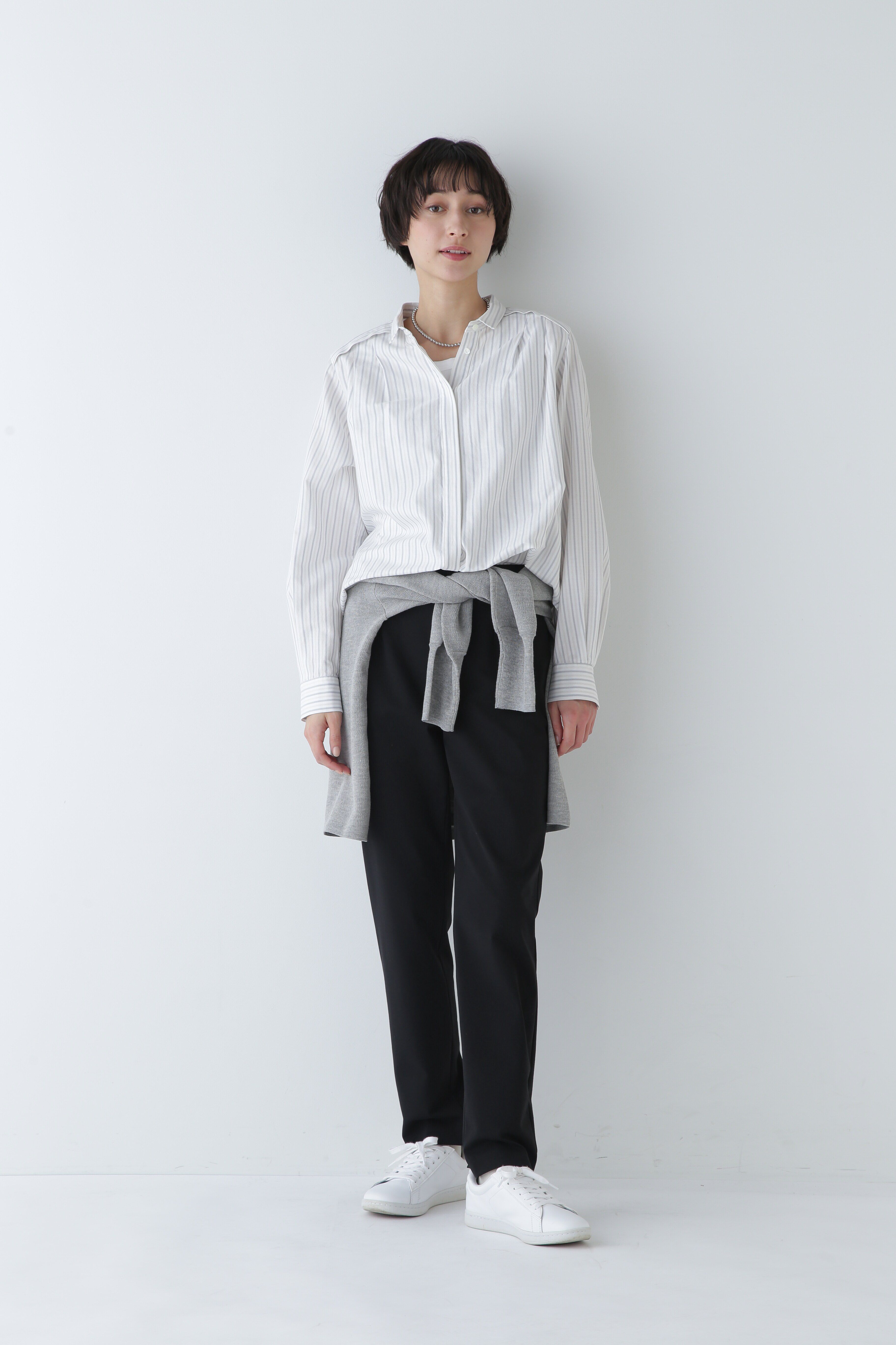 「ストレッチポンチテーパードパンツ」|その他|