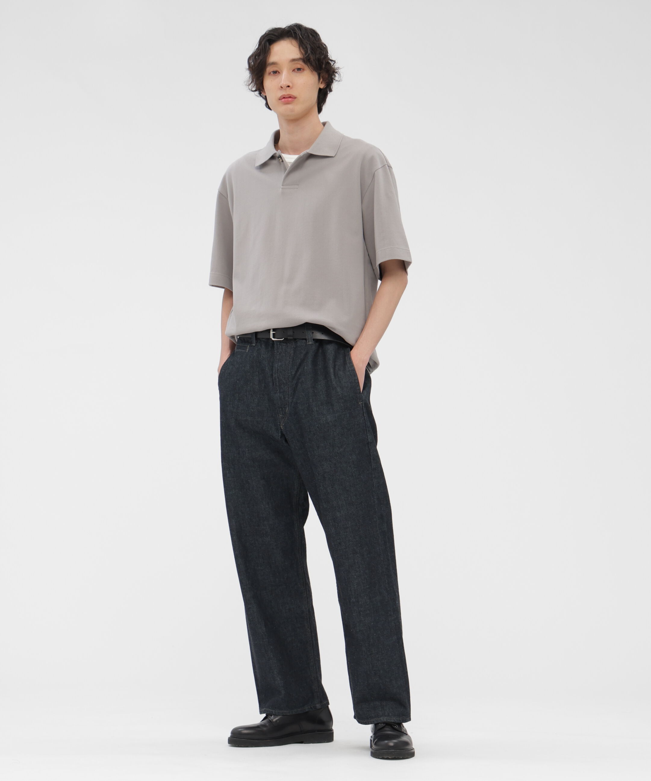 MARGARET HOWELL「COTTON PIQUE JERSEY TOP」|Tシャツ・カットソー|
