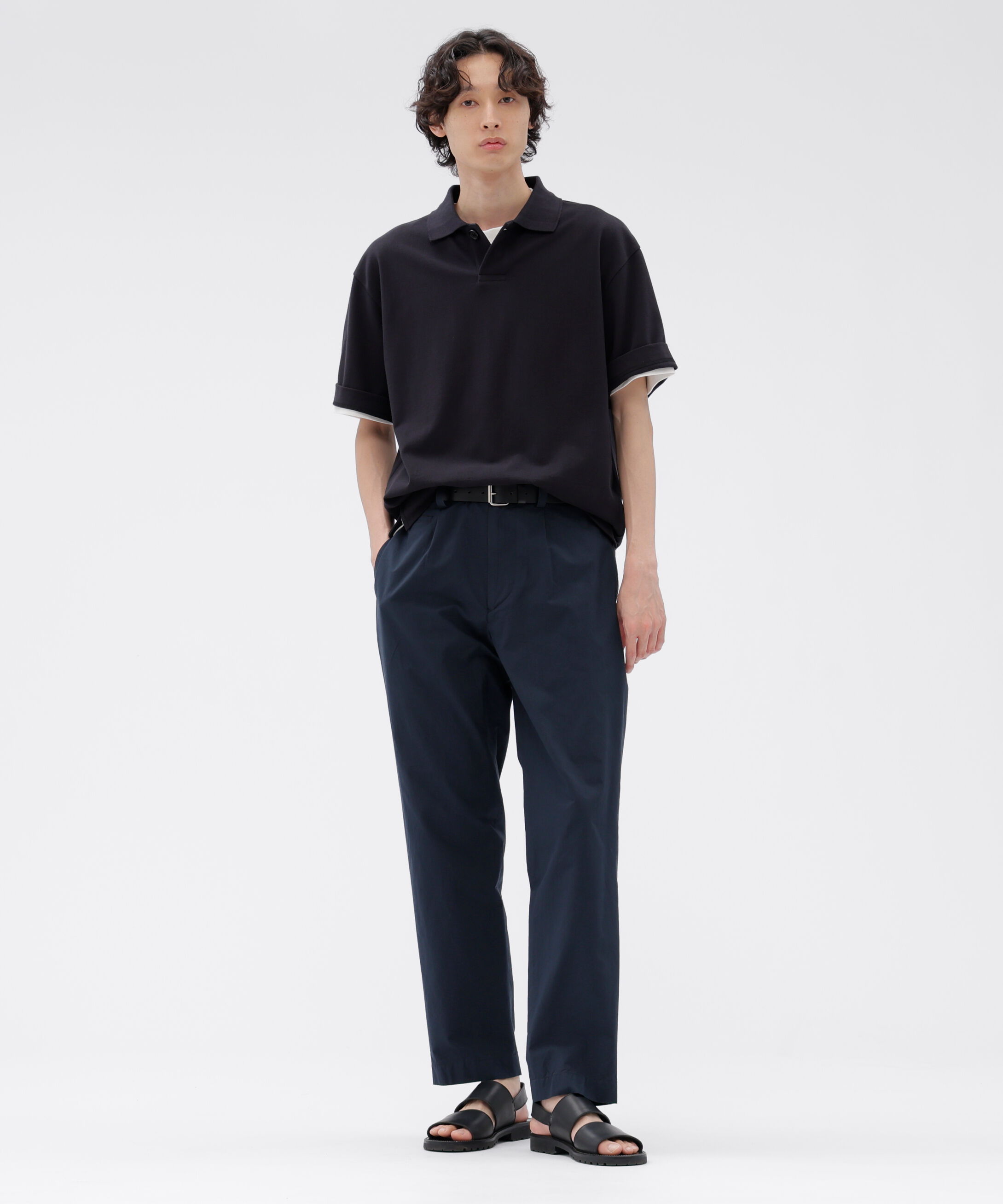 MARGARET HOWELL「COTTON PIQUE JERSEY TOP」|Tシャツ・カットソー|