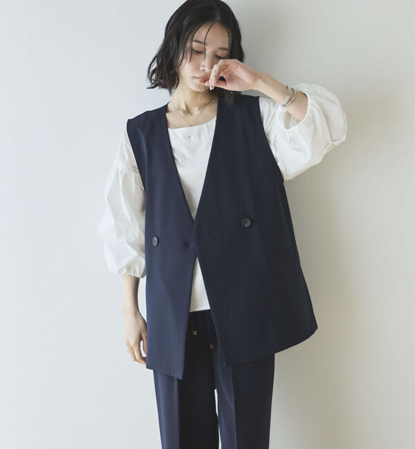 Doux archives「【多機能麻調合繊】ジレ」|その他|