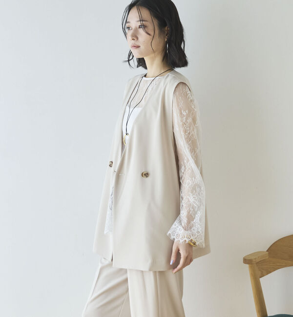Doux archives「【多機能麻調合繊】ジレ」|その他|