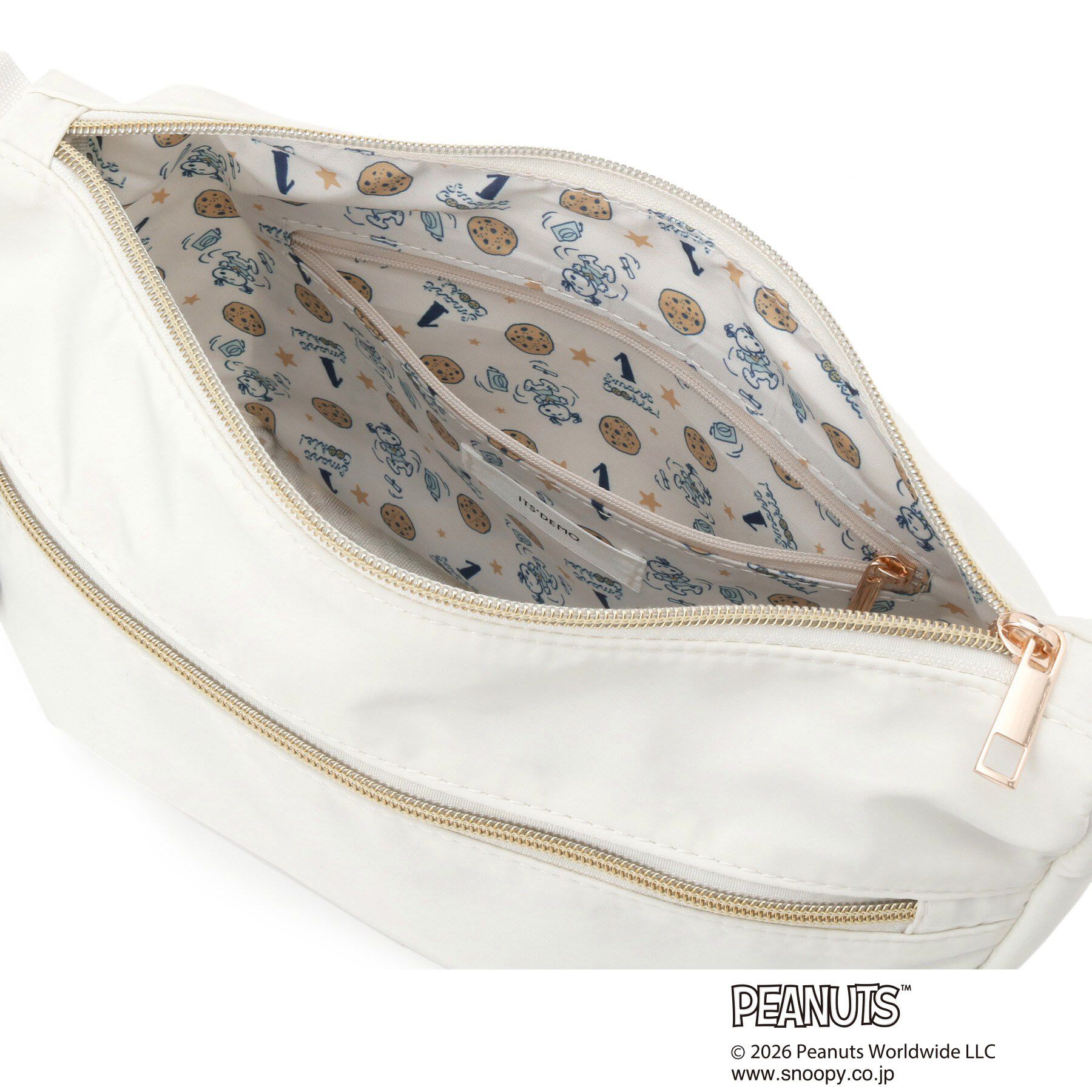 ITS&rsquo;DEMO「＜PEANUTS＞裏地総柄ミニショルダー」|ショルダー・メッセンジャー|