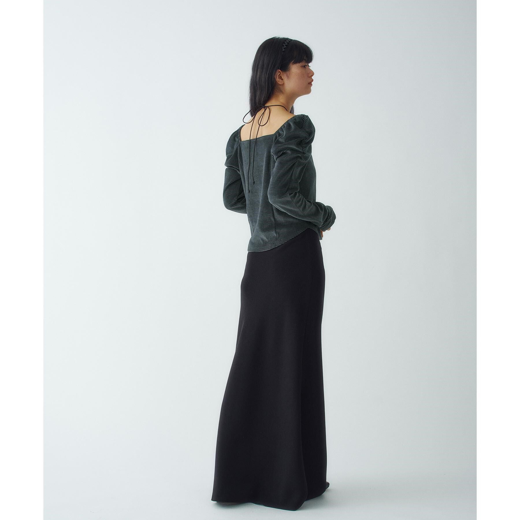 CODE A「【ReRe】easy－fit long skirt」|スカート|