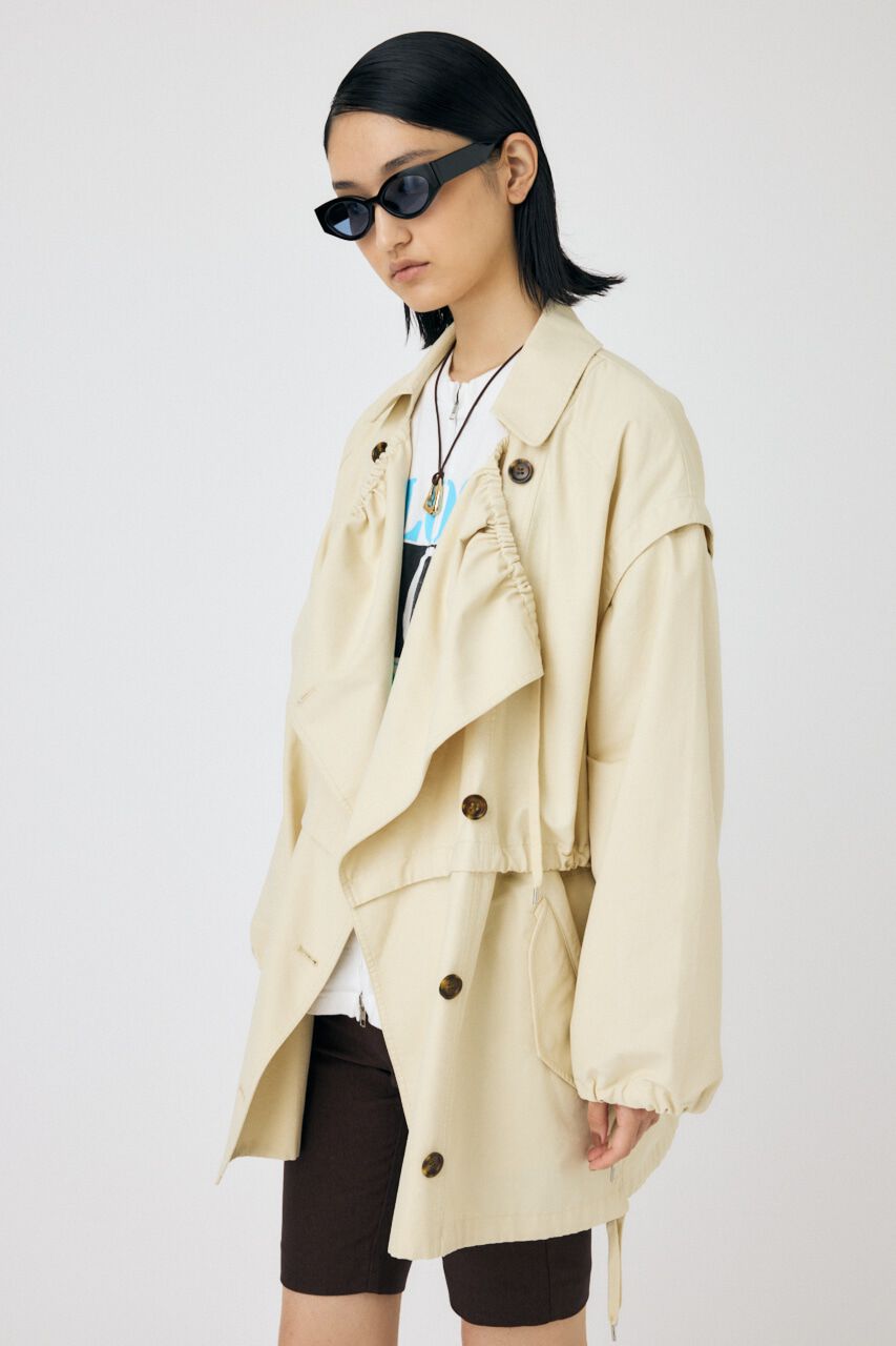 MOUSSY「OVER ベスト ＆ SHORT ジャケット」|その他|O/WHT1