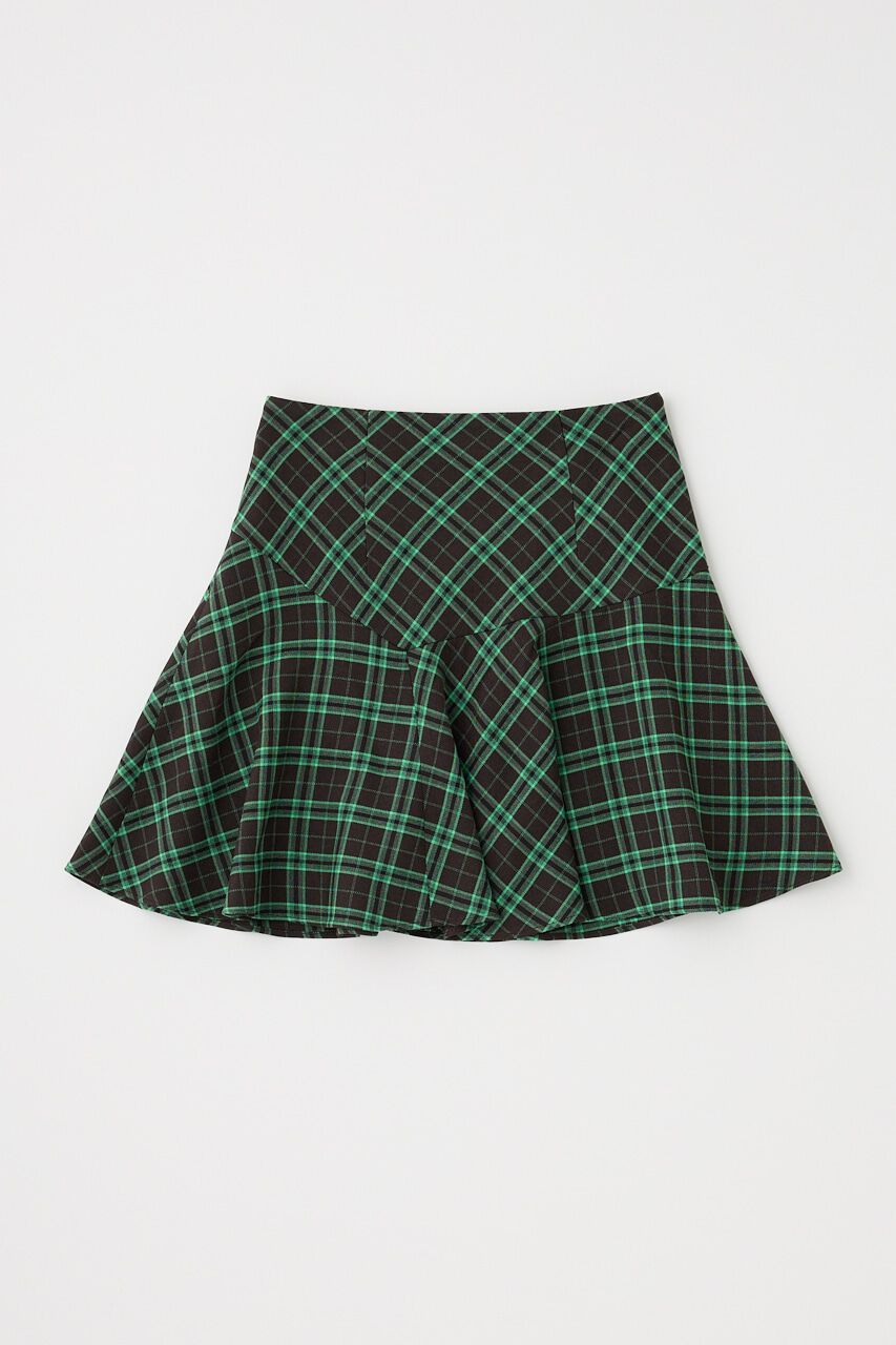 MOUSSY「TARTAN ASSYMMETRY ミニスカート」|スカート|