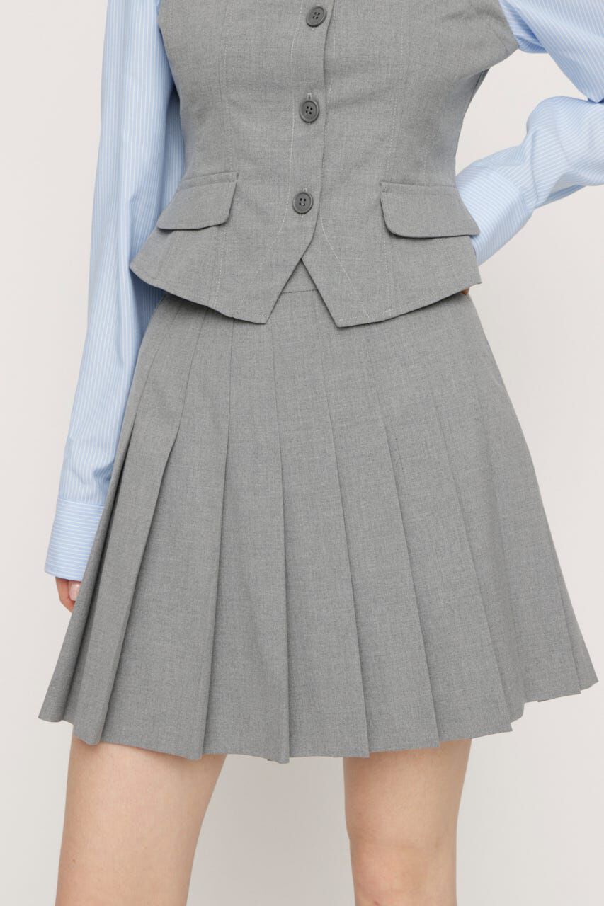 SLY「SIMPLY MINI PLEATS スコート」|スカート|GRY