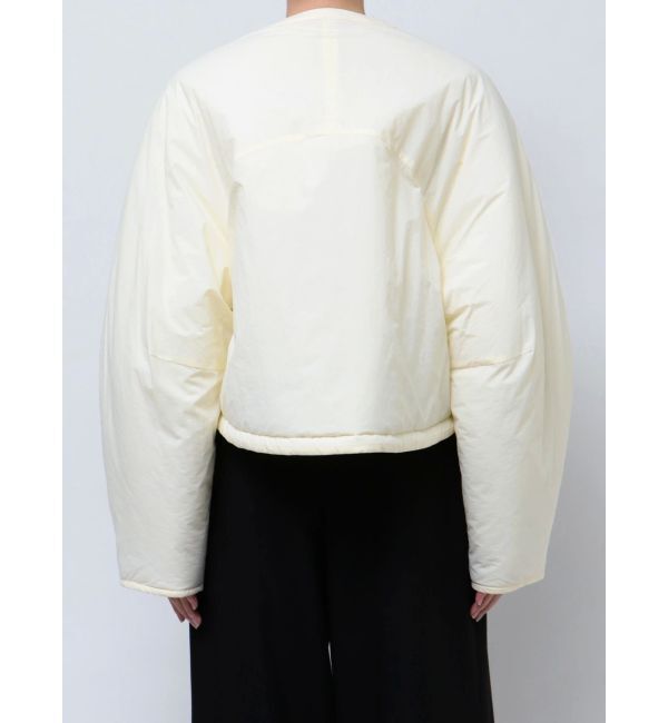 ELENDEEK「SHORT PADDING JK」|ノーカラージャケット|