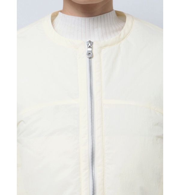 ELENDEEK「SHORT PADDING JK」|ノーカラージャケット|