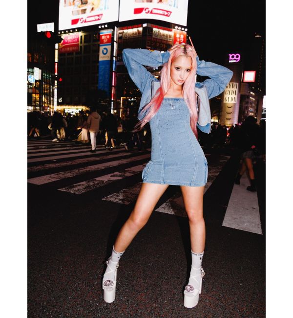 GYDA「GG BUNNY FACEラメSOX」|ソックス|