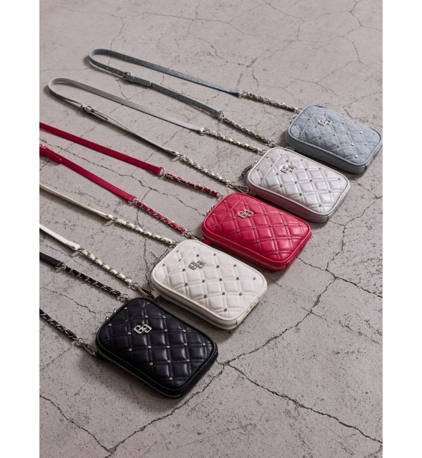GYDA「GG bijou quiltingミニショルダーBAG」|ショルダー・メッセンジャー|