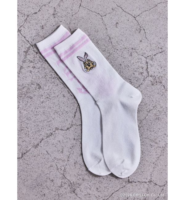GYDA「GYDA&times;GALFY GalDA GLITTER SOX」|ソックス|ピンク