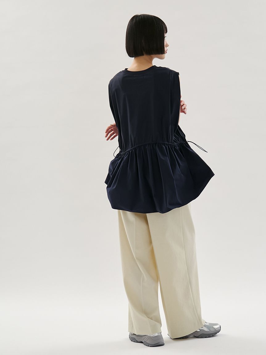 emmi atelier「フレアドッキングカットソー」|Tシャツ・カットソー|