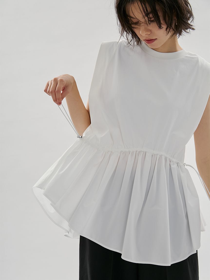 emmi atelier「フレアドッキングカットソー」|Tシャツ・カットソー|