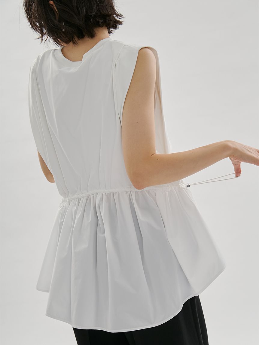 emmi atelier「フレアドッキングカットソー」|Tシャツ・カットソー|