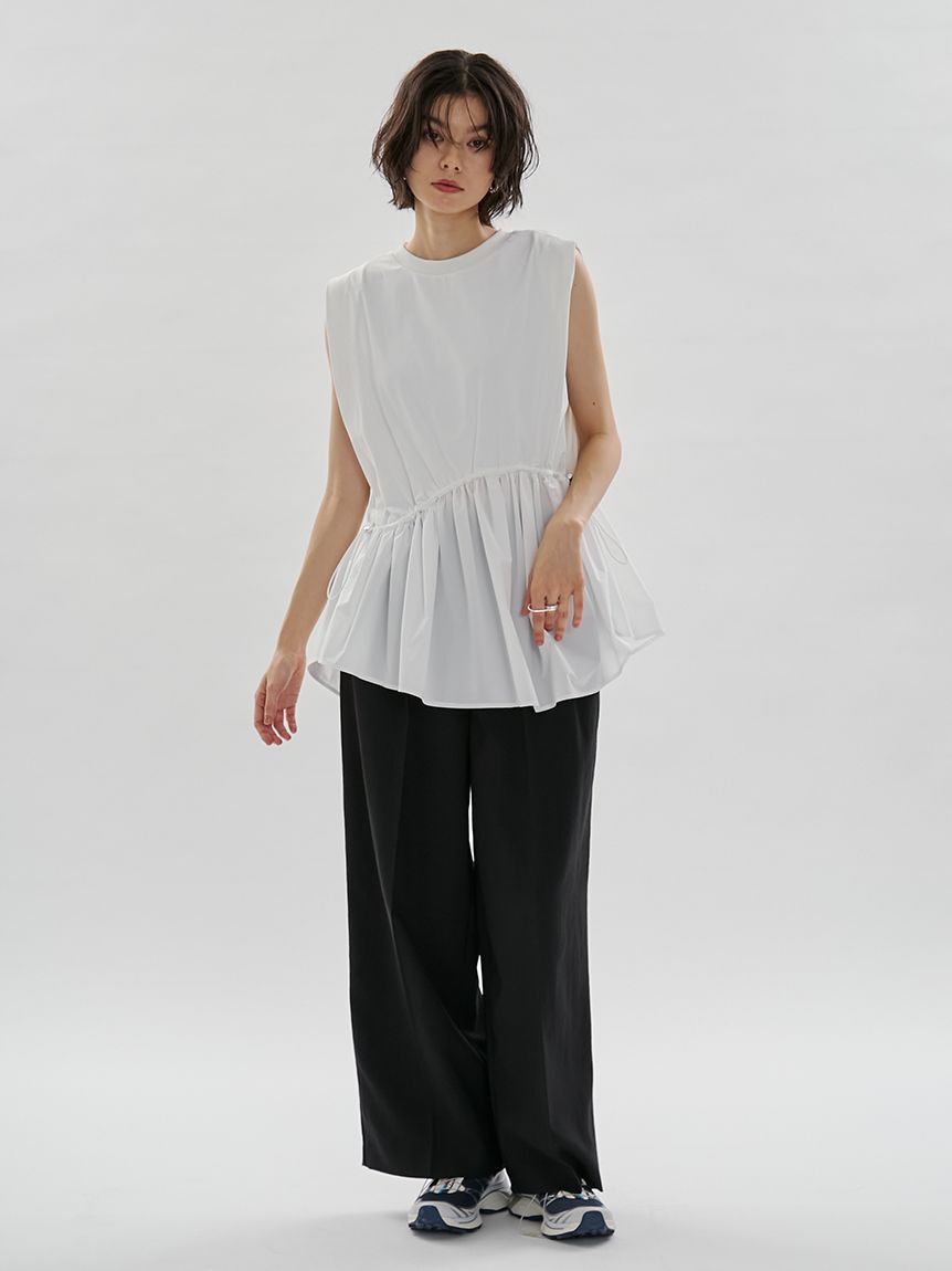 emmi atelier「フレアドッキングカットソー」|Tシャツ・カットソー|