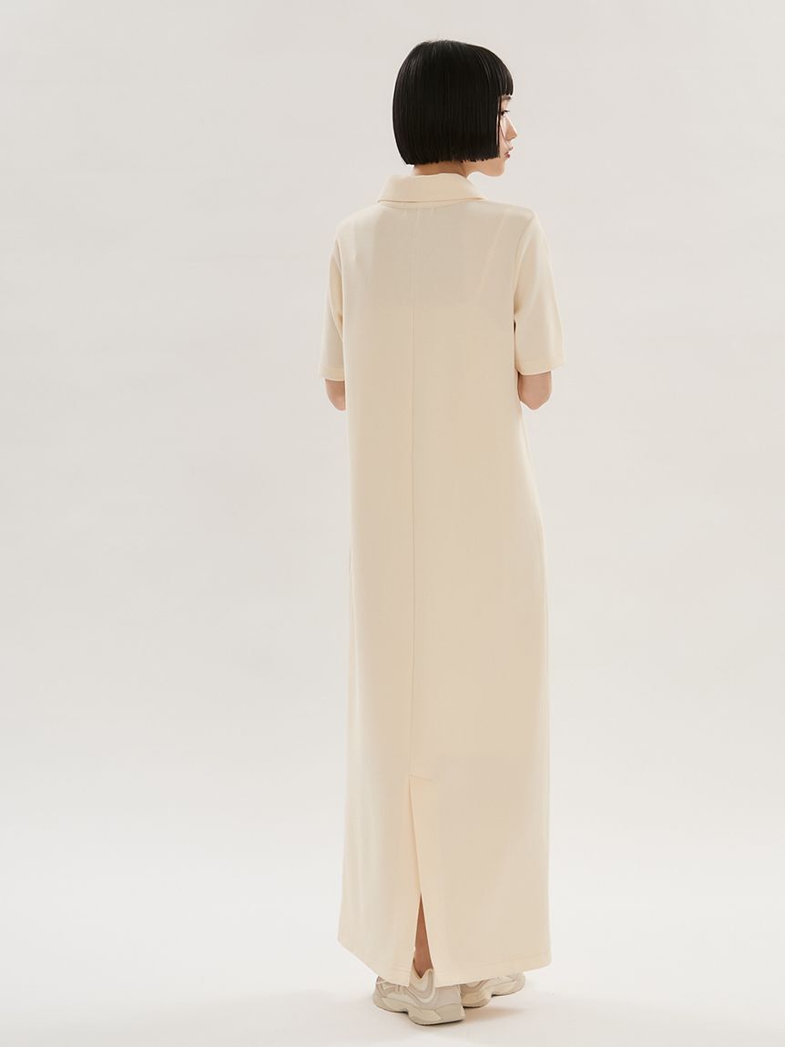 emmi atelier「ジョーゼットポロカットワンピース/UVカット」|ワンピース|