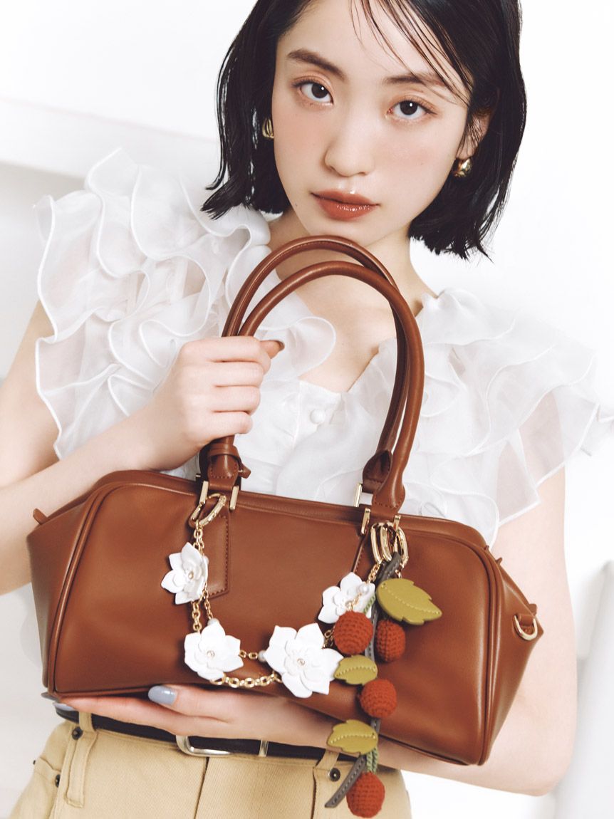 SNIDEL「【新色追加/WEB限定カラーあり】ノースリフリルブラウス」|シャツ・ブラウス|