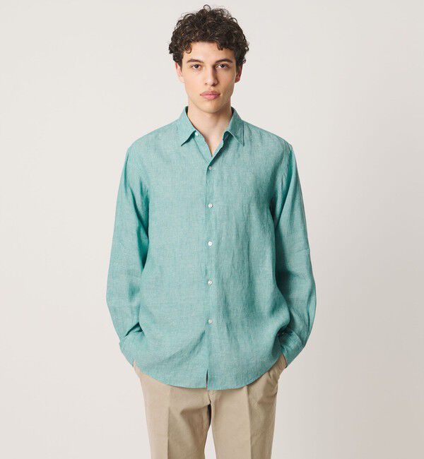 UNITED ARROWS「＜SOVEREIGN＞リネン ソリッド シャツ」|シャツ・ブラウス|KELLY