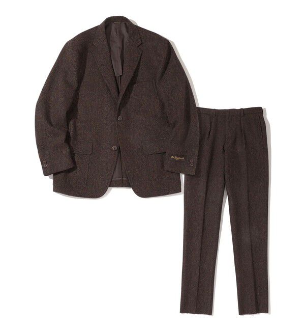 SHIPS「Southwick: HarrisTweed 1タック IVY トラウザーズ」|スラックス|