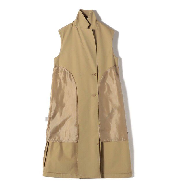 SHIPS Colors 「SHIPS Colors:〈手洗い可能〉トレンチ 2WAY ジレ ワンピース」|ジャンパースカート|