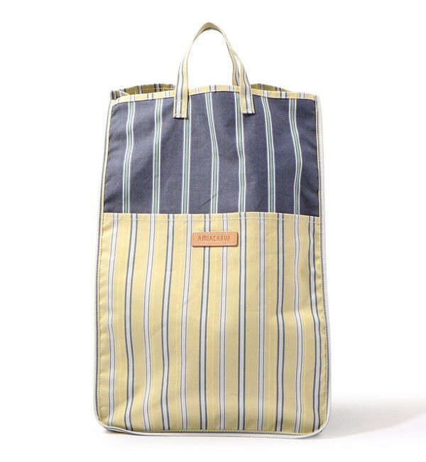 TOMORROWLAND GOODS「AMIACALVA EASY BAG L コットントートバッグ」|トートバッグ|24 イエロー系