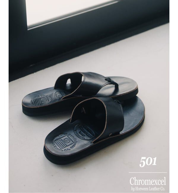 JOURNAL STANDARD「THE SANDALMAN / サンダルマン 別注 クロムエクセルレザー 501」|サンダル|ブラック
