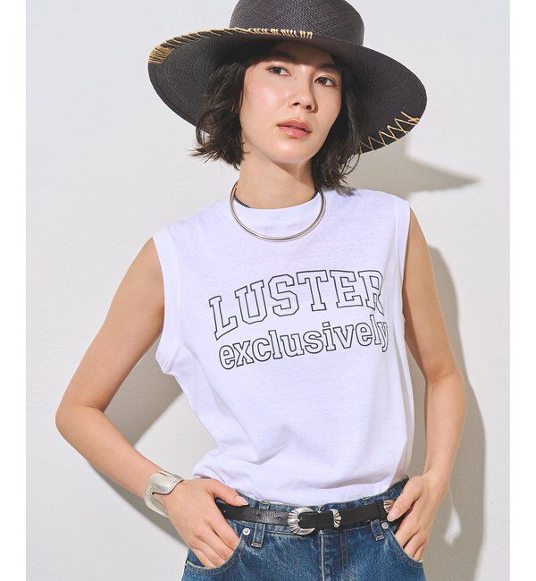  「ノースリーブロゴTシャツ」|Tシャツ・カットソー|オフホワイト