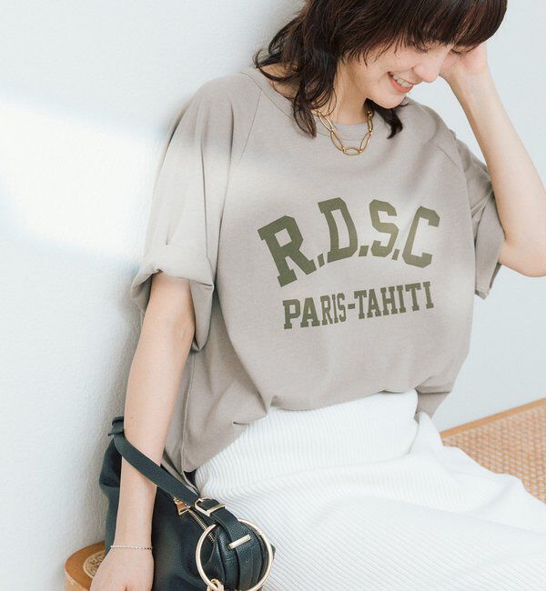  「【Yossshiiii企画/6色展開/ひんやりタッチ】R.D.S.CロゴTee」|Tシャツ・カットソー|モカ