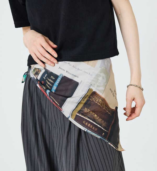 NOMINE「【LY】Postcard scarf　転写プリント 大判 スカーフ」|バンダナ・スカーフ|