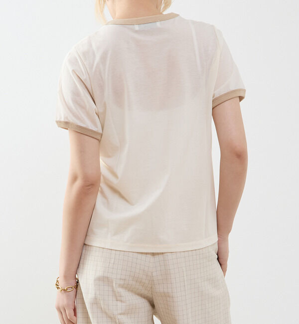 SOFFITTO「【A_ /エース】シアーリンガーTシャツ」|Tシャツ・カットソー|