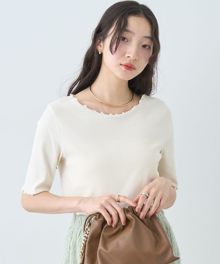 earth music&ecology「リブメロープルオーバー」|Tシャツ・カットソー|