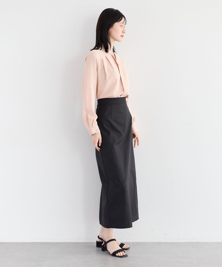 YECCA VECCA「ロングナロースカート」|タイト|