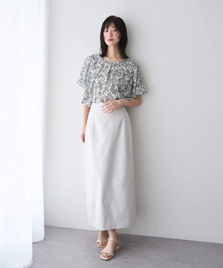 YECCA VECCA「ロングナロースカート」|タイト|