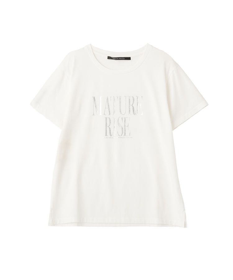 YECCA VECCA「【接触冷感】メッセージロゴTee」|Tシャツ・カットソー|A