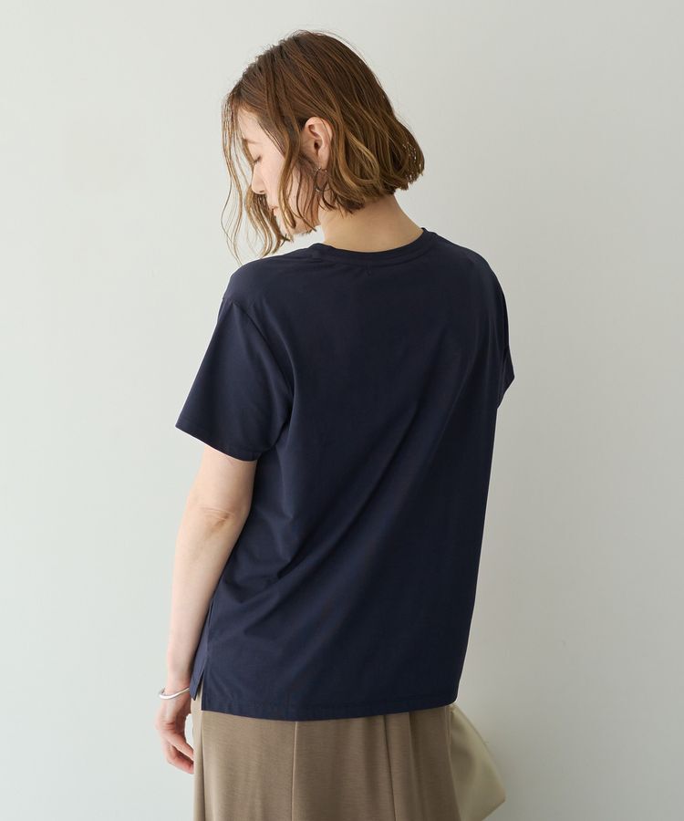 YECCA VECCA「【接触冷感】メッセージロゴTee」|Tシャツ・カットソー|