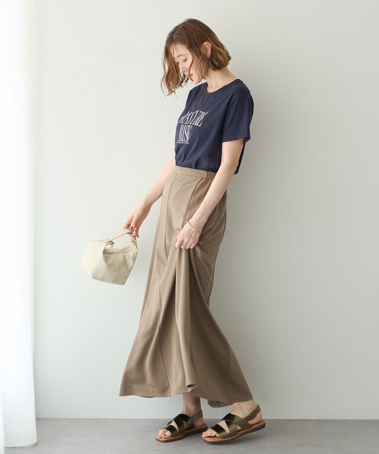 YECCA VECCA「【接触冷感】メッセージロゴTee」|Tシャツ・カットソー|
