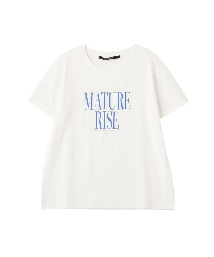 YECCA VECCA「【接触冷感】メッセージロゴTee」|Tシャツ・カットソー|
