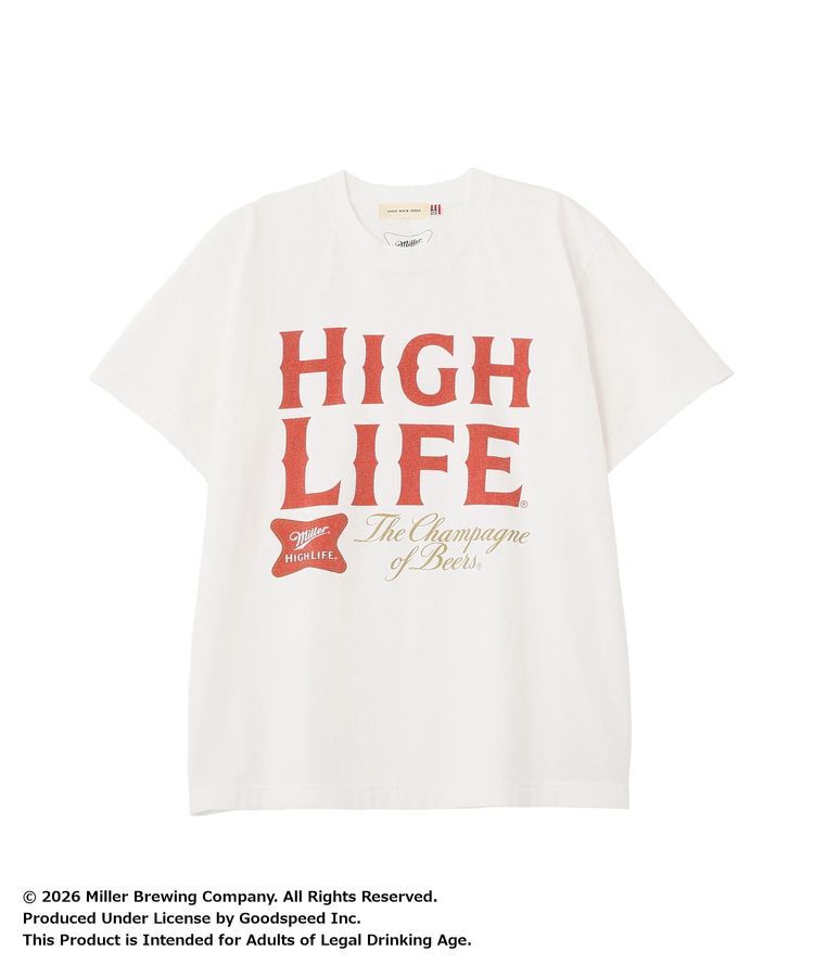 GARAGE OF GOOD CLOTHING「【GOOD ROCK SPEED】Miller HIGH LIFE T」|Tシャツ・カットソー|