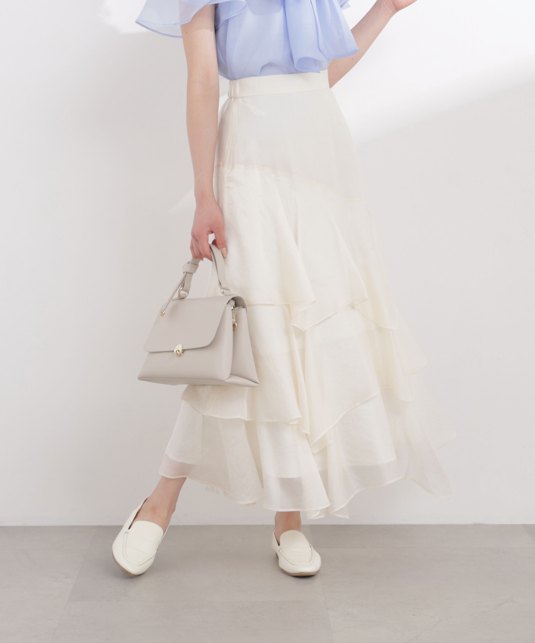 PROPORTION BODY DRESSING「ランダムティアードシアースカート 26SS」|スカート|