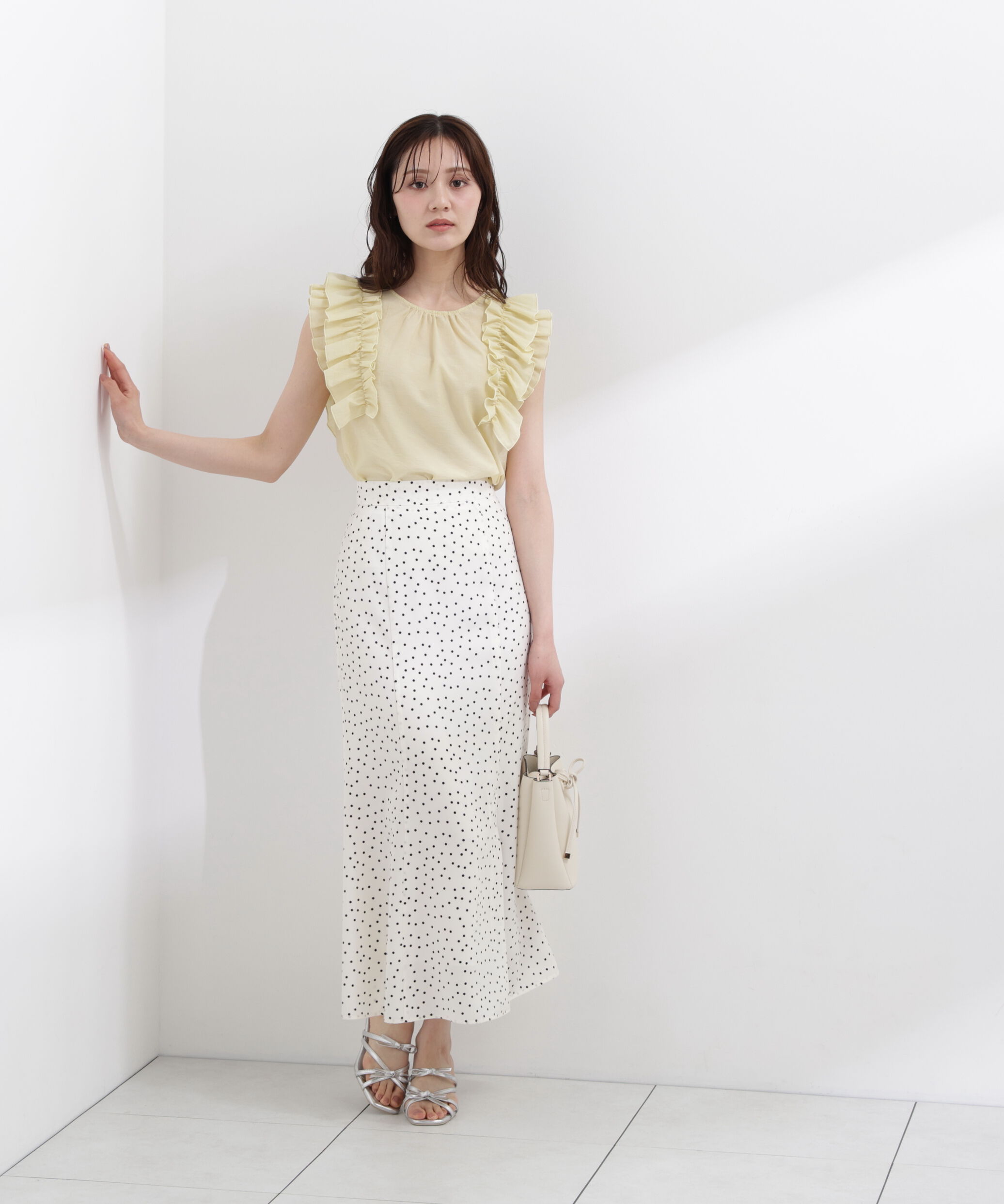 PROPORTION BODY DRESSING「ドット柄マーメイドスカート」|スカート|