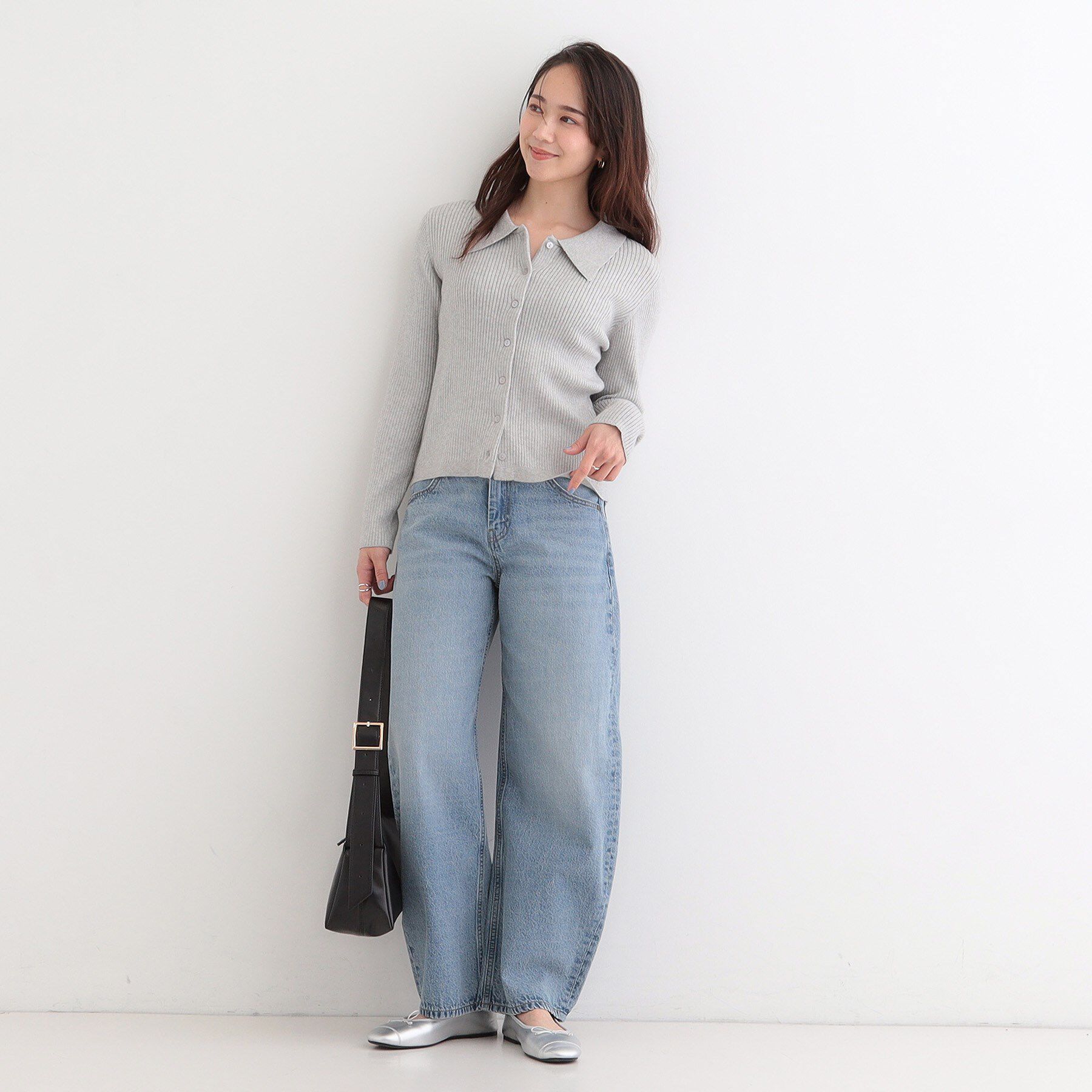 SHOO･LA･RUE「【SHOO・LA・RUE DENIM】ゆるっと決まる こなれカーブデニムパンツ」|デニム|